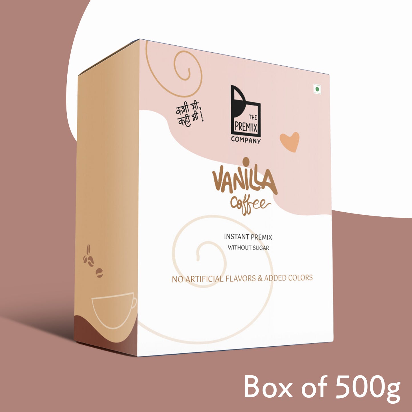 Vanilla Coffee Premix NO sugar (Box of 10 single serve sachets)