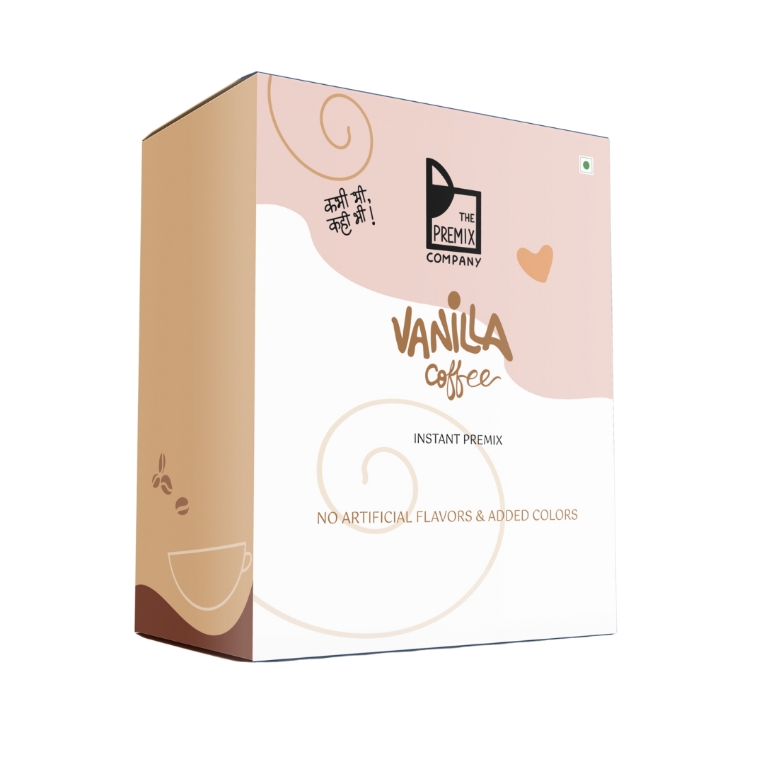 Vanilla Coffee Premix (Box of 10 single serve sachets)