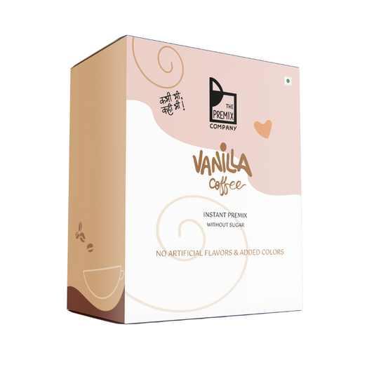 Vanilla Coffee Premix NO sugar (Box of 10 single serve sachets)