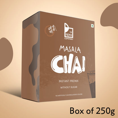 Masala Tea Premix NO sugar (Box of 10 single serve sachets)