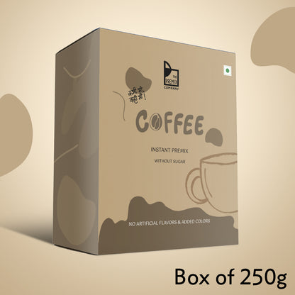 Coffee Premix - NO SUGAR (Box of 10 single serve sachets)