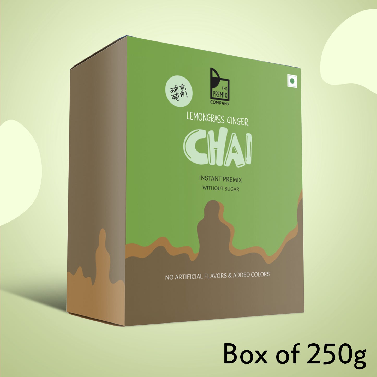 Lemongrass – Ginger Tea Premix NO Sugar (Box of 10 single serve sachets)