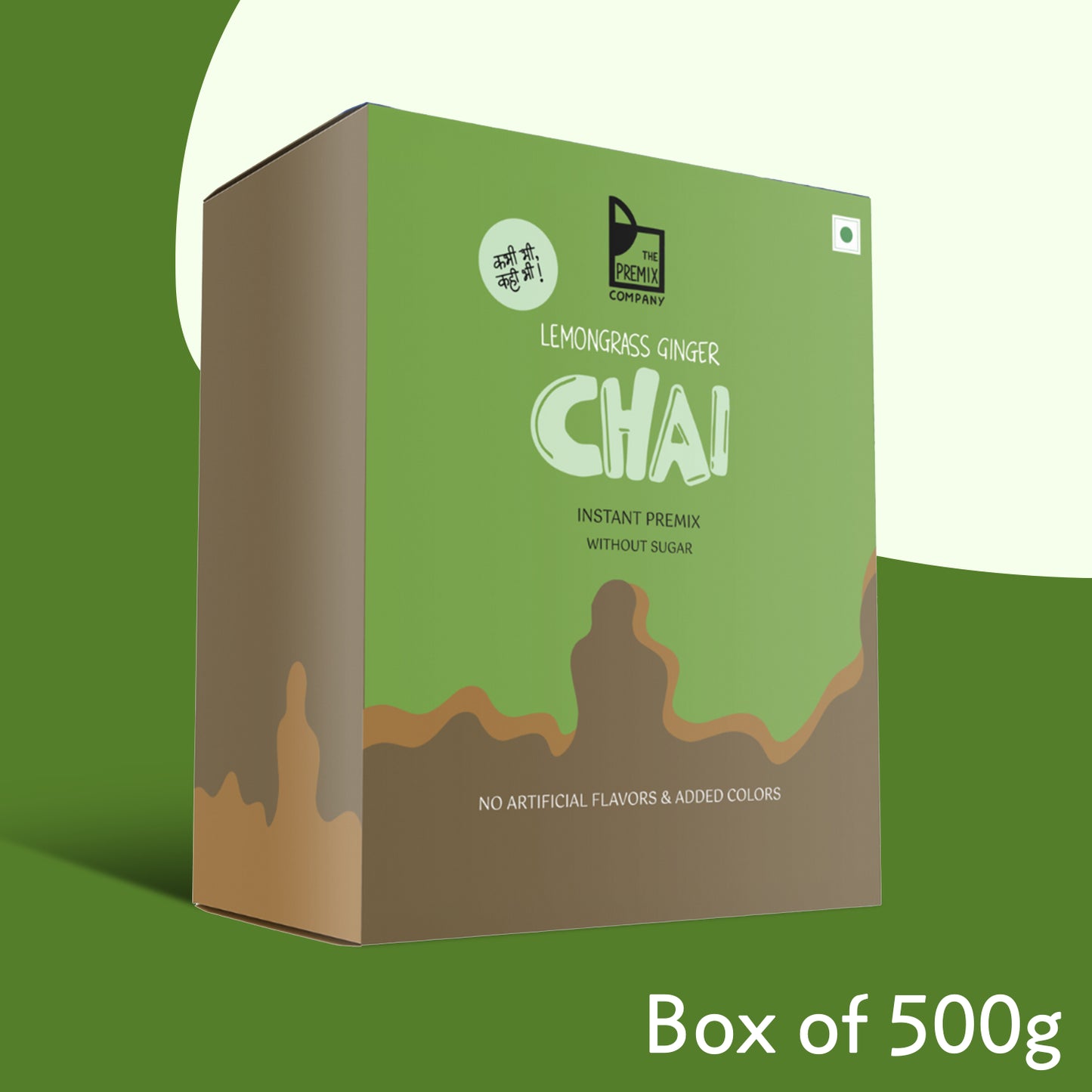 Lemongrass – Ginger Tea Premix NO Sugar (Box of 10 single serve sachets)