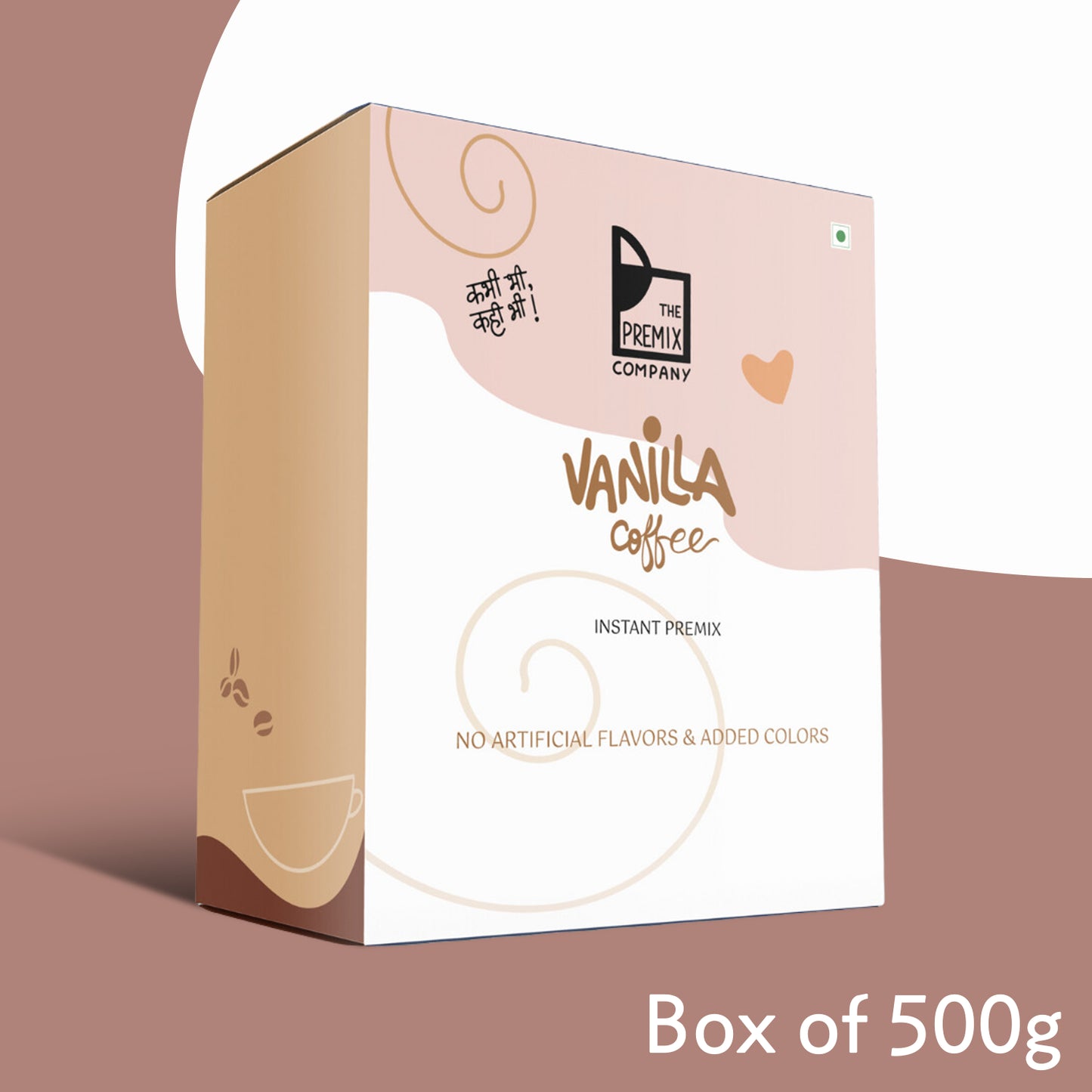 Vanilla Coffee Premix (Box of 10 single serve sachets)